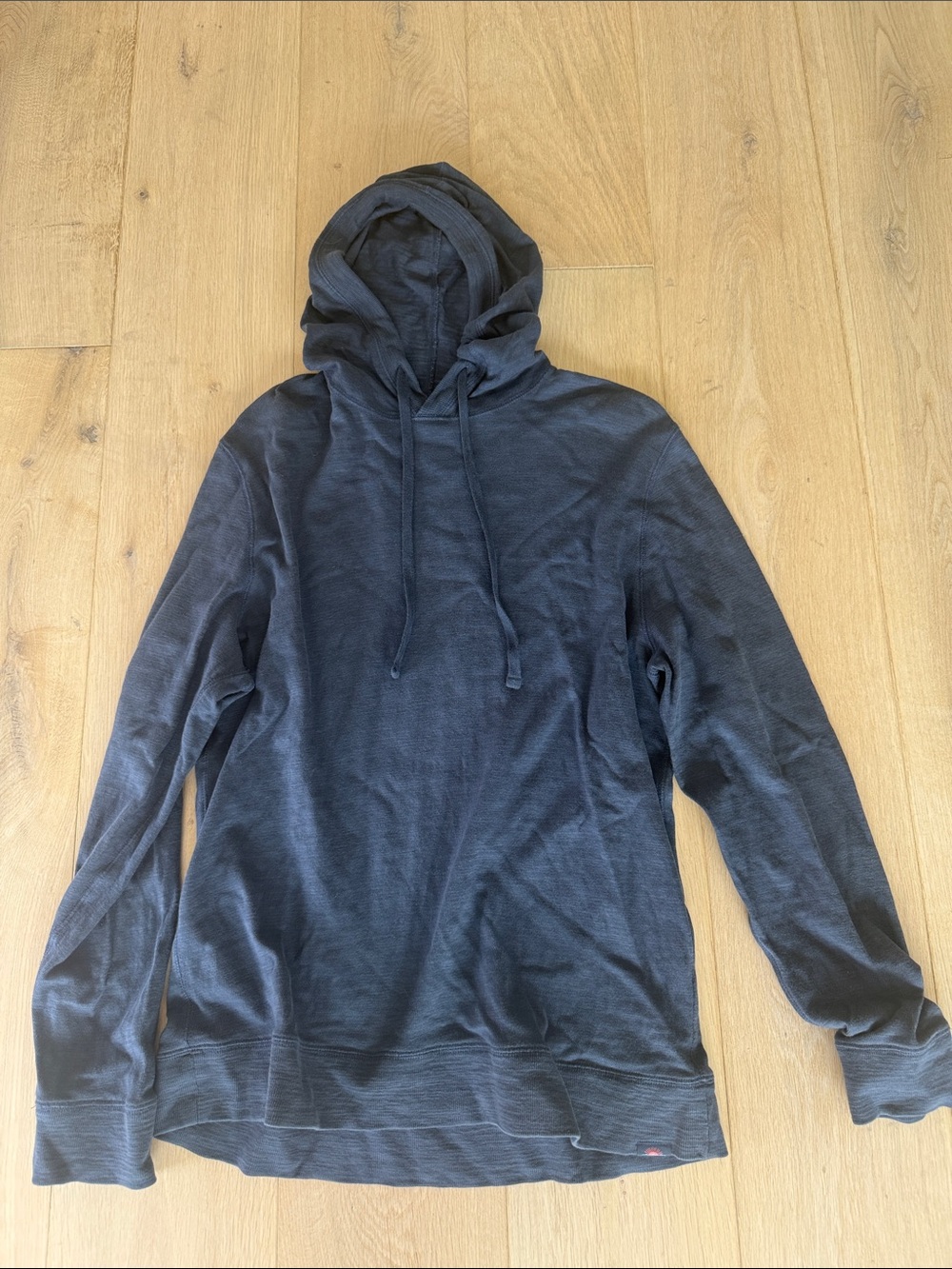 Faherty Charcoal Hooded Pullover